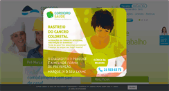 Desktop Screenshot of cordeirosaude.pt